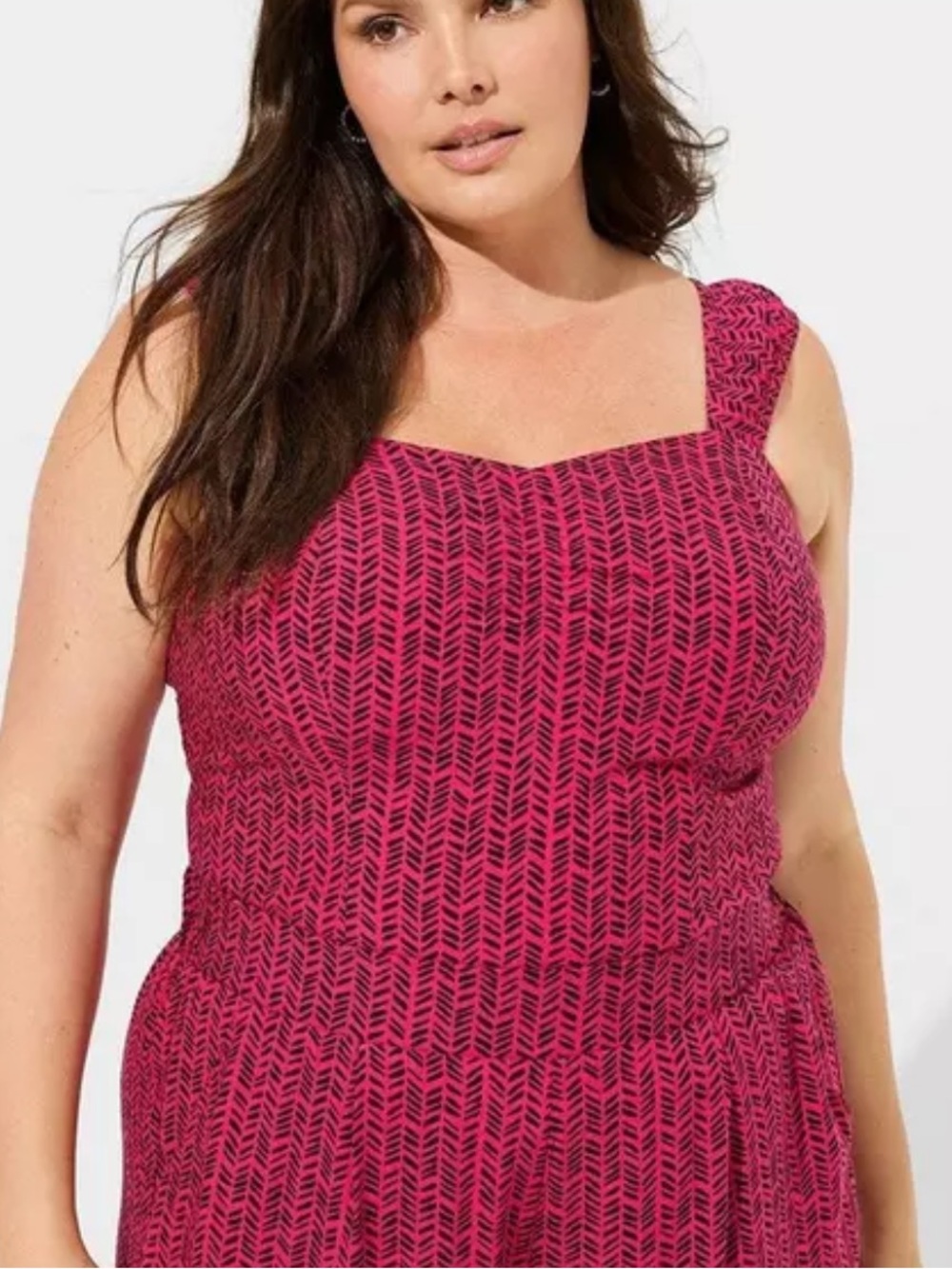 Torrid Challis Smocked Top